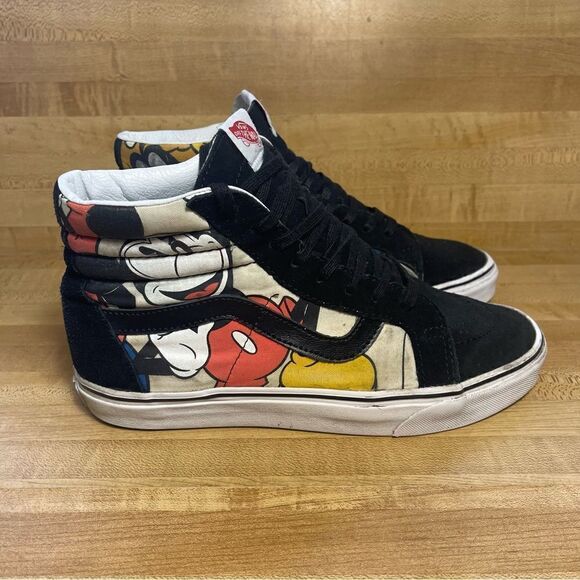 Vans X Disney SK8-Hi, Mickey and Friends, Women’s Size 10.5 Men’s 9. main image 7